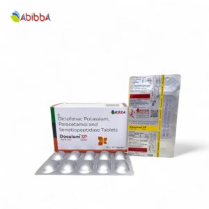 Diclofenac Potassium 50 mg + Paracetamol 325 mg + Serratiopeptidase 15 mg Tablets
