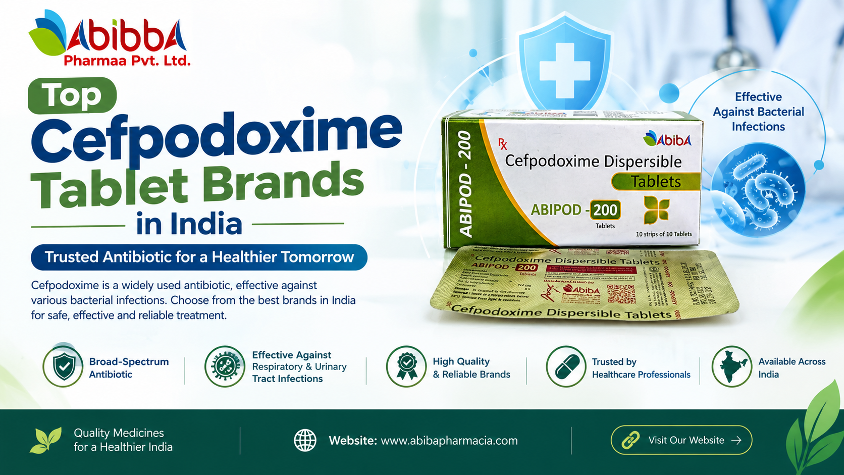 Top Cefpodoxime Tablet Brands in India